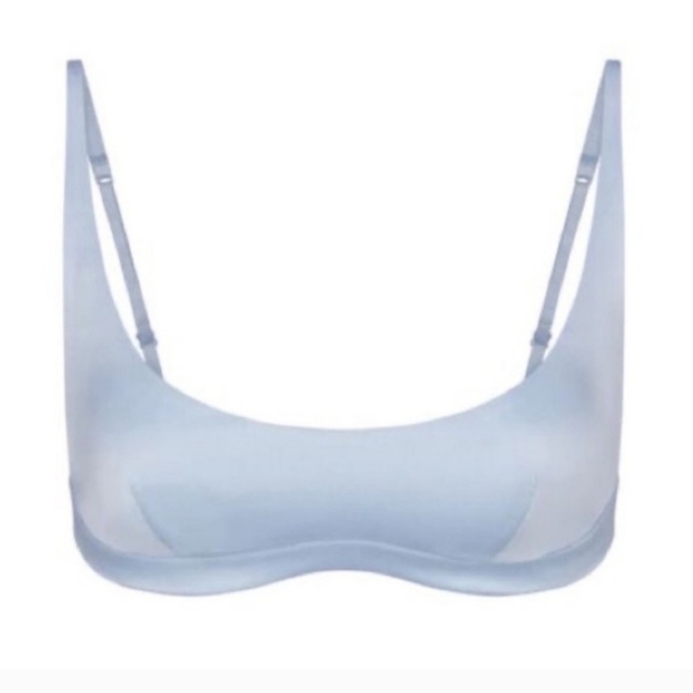 SKIMS Bridal Scoop Silk Bralette